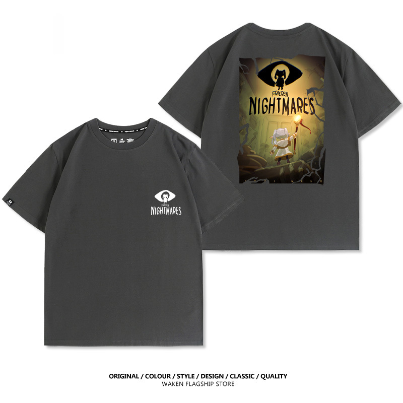 小小夢魘X葬送的芙莉蓮 印花T恤-GOODTOYSTUDIO