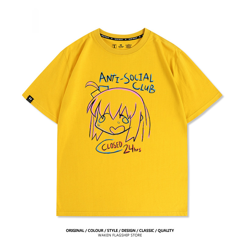 孤獨搖滾 後藤一里 印花T恤-GOODTOYSTUDIO