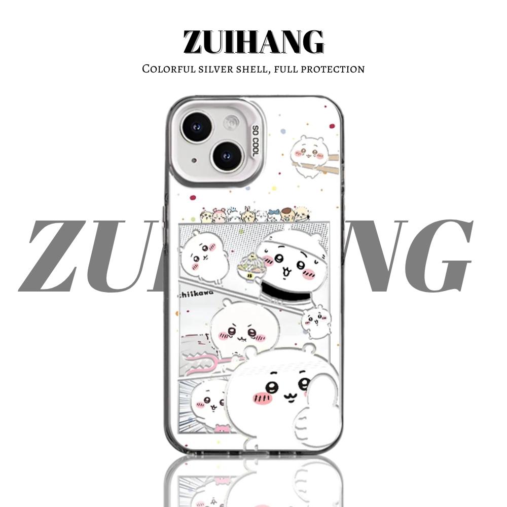 吉伊卡哇彩銀防摔手機殼-CASEZONE