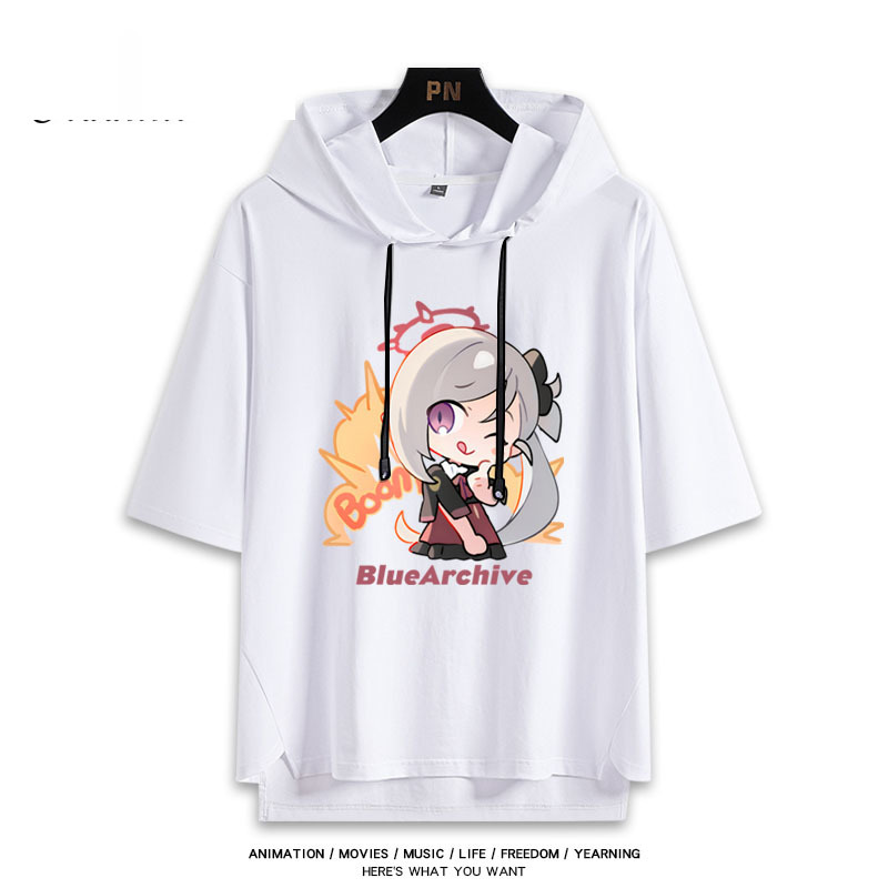 蔚藍檔案 連帽短袖T恤-GOODTOYSTUDIO