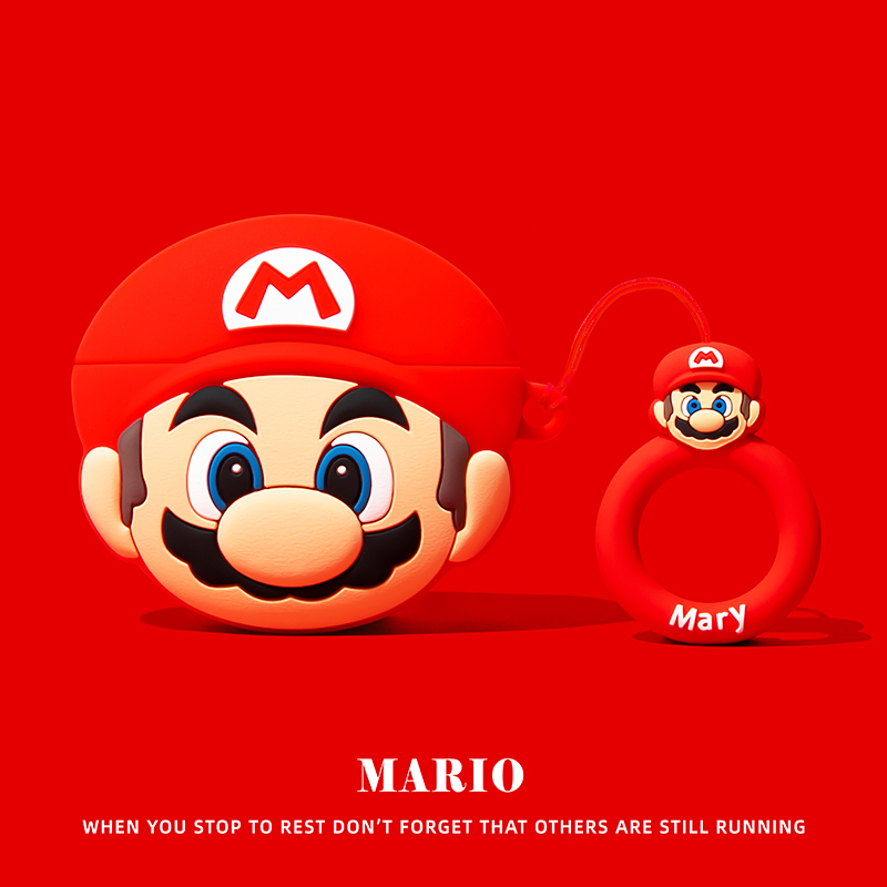 瑪利歐AirPods耳機保護殼-GOODTOYSTUDIO