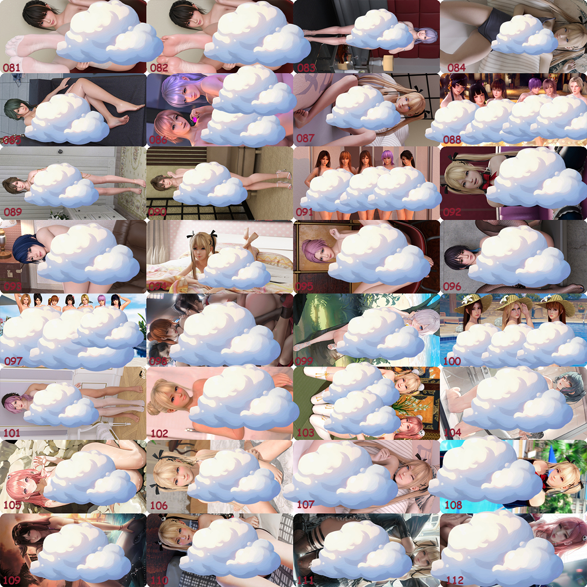 生死格鬥系列 超大鎖邊主題桌墊 布質滑鼠墊