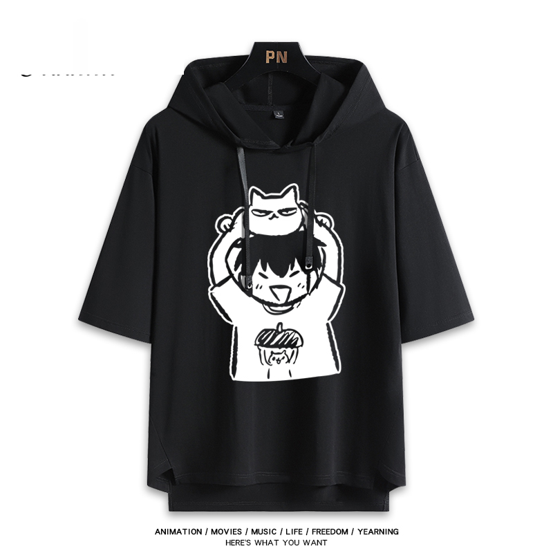 鑽石王牌 貓貓澤村榮純  連帽短袖T恤-GOODTOYSTUDIO