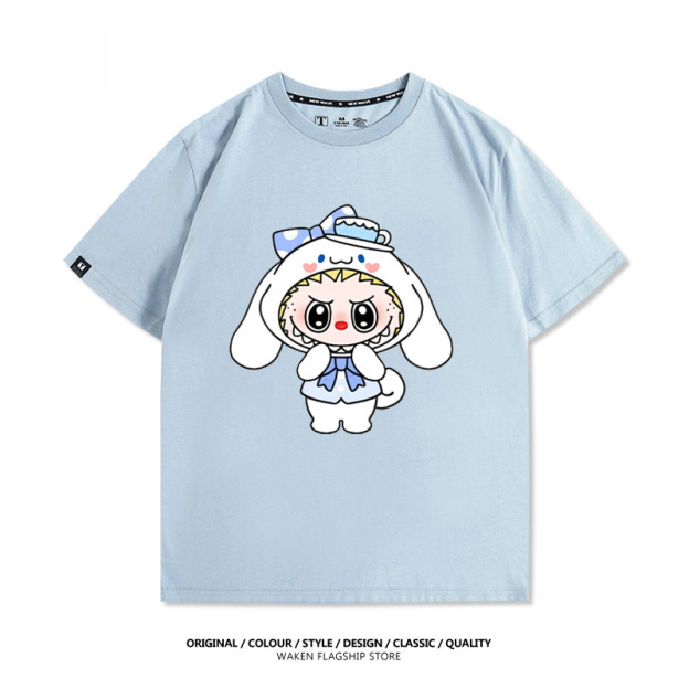 LabubuX三麗鷗 印花T恤-GOODTOYSTUDIO