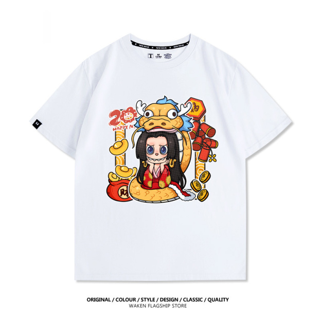 LabubuX航海王 印花T恤