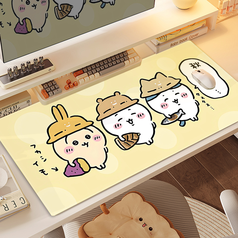 Chiikawa 主題桌墊 布質滑鼠墊