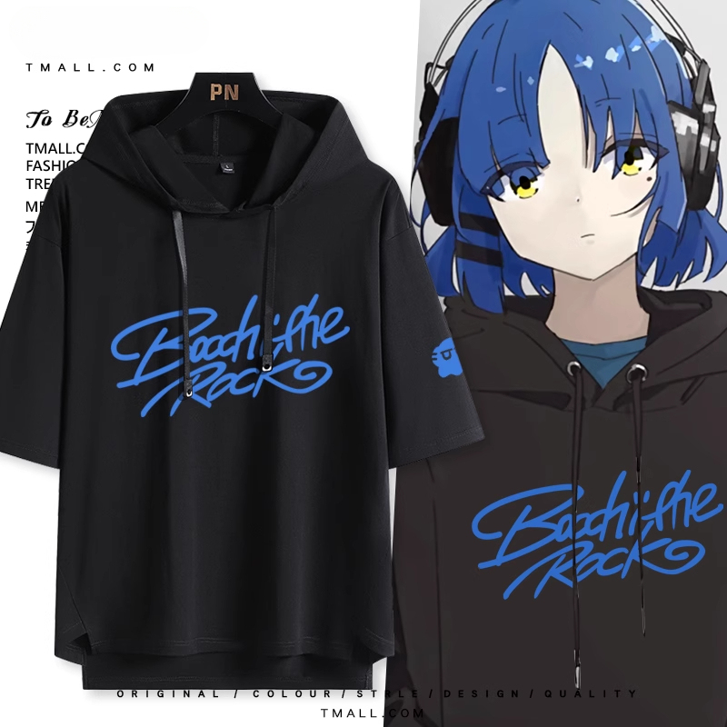 孤獨搖滾 連帽短袖T恤-GOODTOYSTUDIO