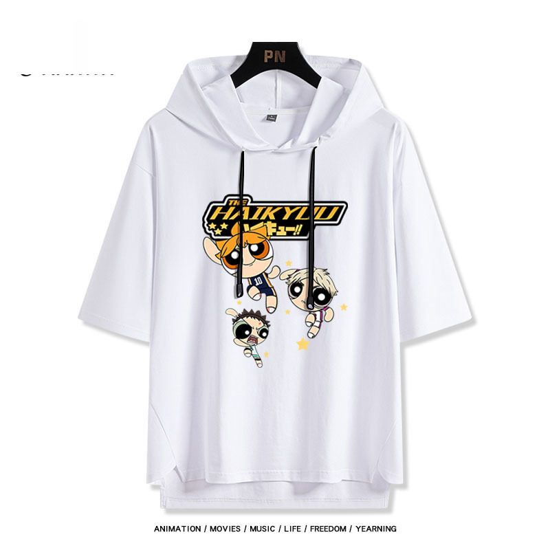 排球少年 連帽短袖T恤-GOODTOYSTUDIO