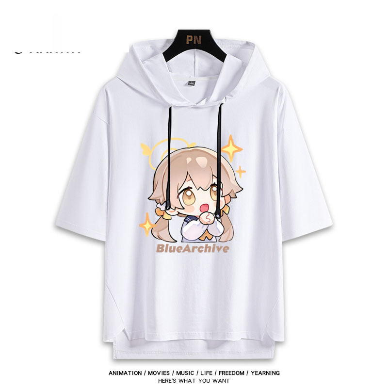 蔚藍檔案 連帽短袖T恤-GOODTOYSTUDIO