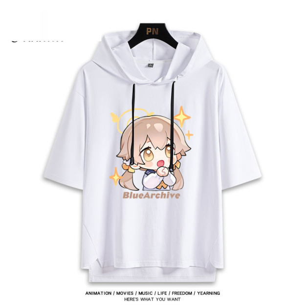 蔚藍檔案 連帽短袖T恤-GOODTOYSTUDIO