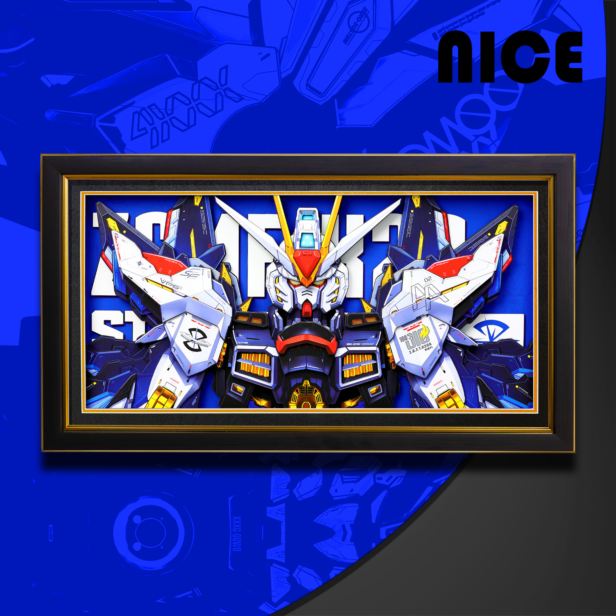 機動戰士鋼彈 3D立體畫-GOODTOYSTUDIO