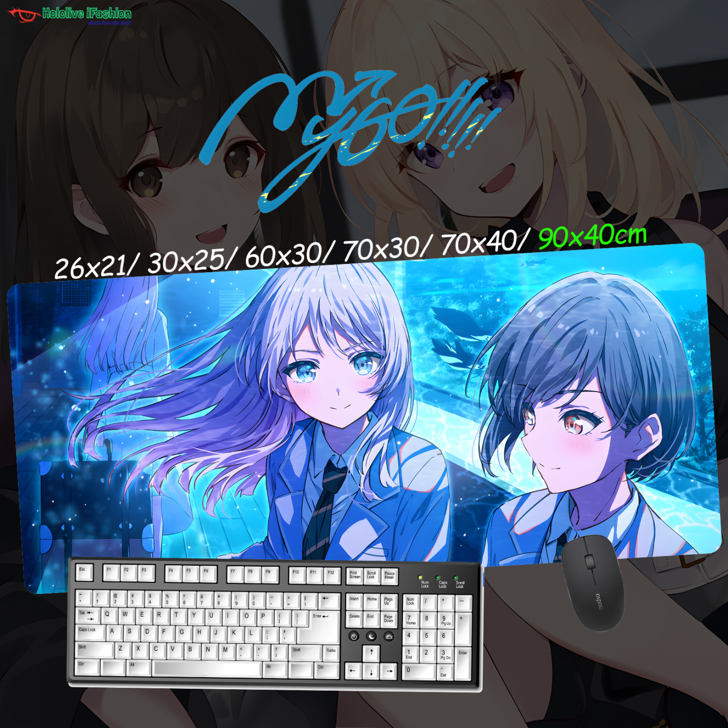 BanG Dream! It's MyGO!!!!! 超大鎖邊主題桌墊 布質滑鼠墊