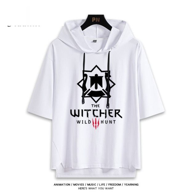 巫師3狂獵遊戲 連帽短袖T恤-GOODTOYSTUDIO