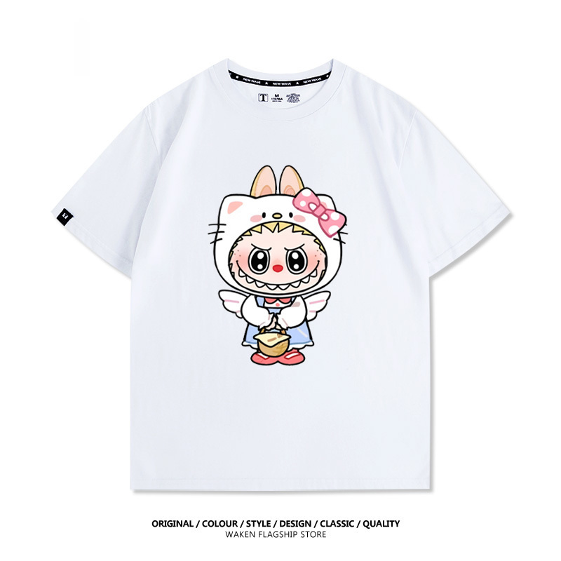 LabubuX三麗鷗 印花T恤-GOODTOYSTUDIO