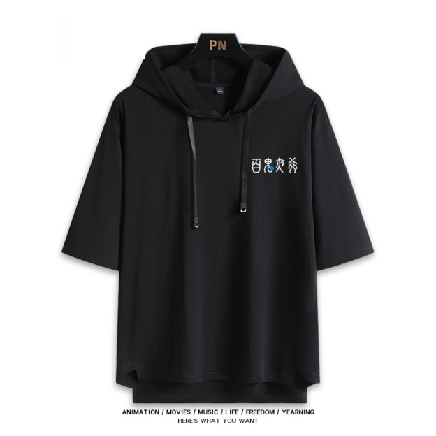 蔚藍檔案 鬼方佳代子 連帽短袖T恤-GOODTOYSTUDIO