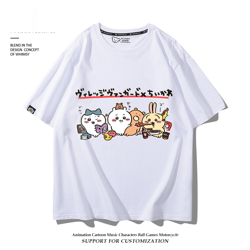 Chiikawa 2025親子情侶男女同款 印花短袖T恤-GOODTOYSTUDIO