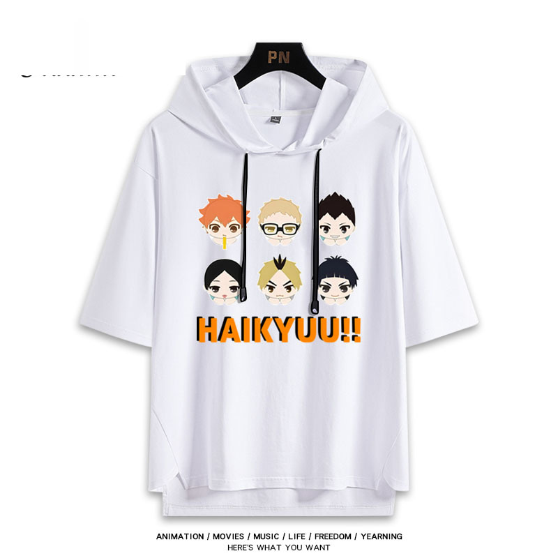 排球少年 連帽短袖T恤-GOODTOYSTUDIO