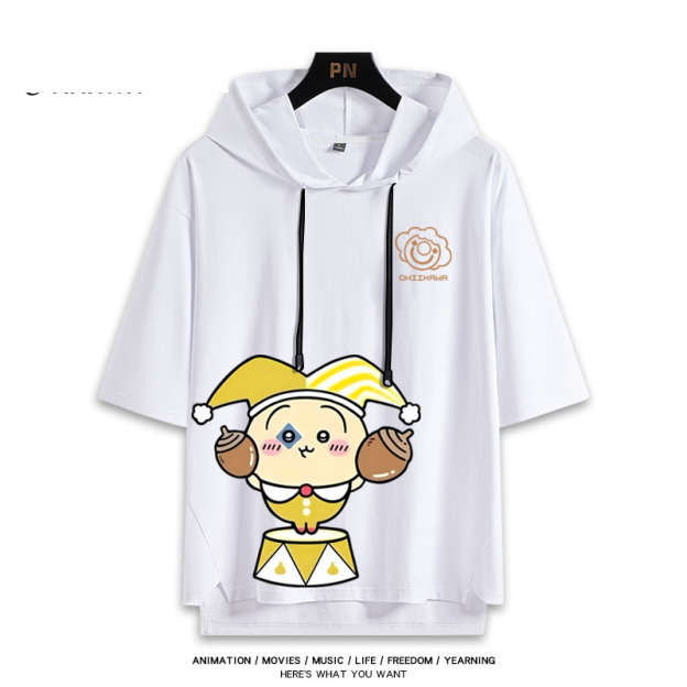 Chiikawa 忘本 連帽短袖T恤