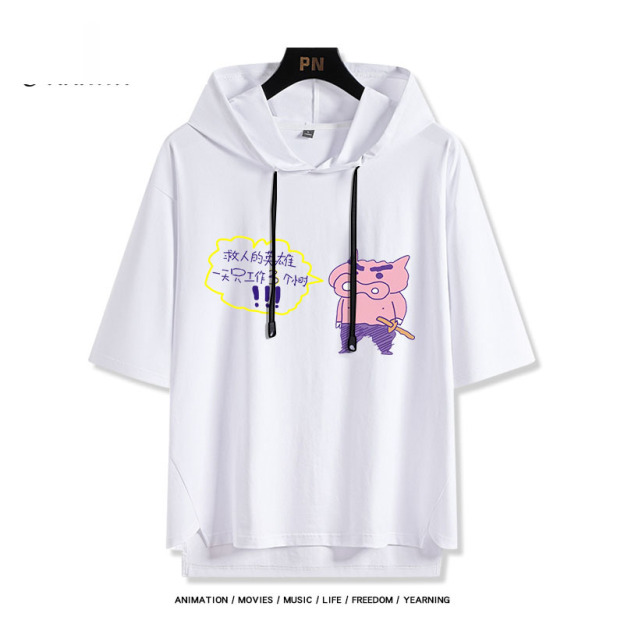 左衛門 連帽短袖T恤-GOODTOYSTUDIO