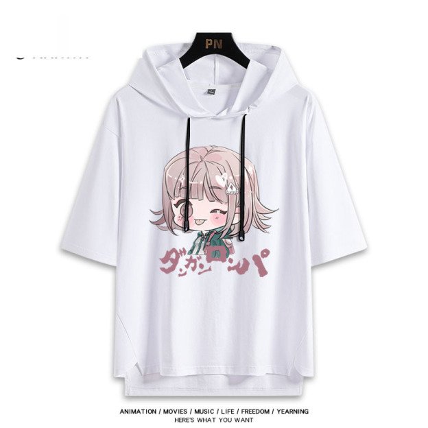 彈丸論破 連帽短袖T恤-GOODTOYSTUDIO