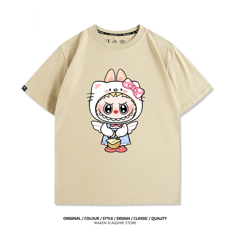 LabubuX三麗鷗 印花T恤-GOODTOYSTUDIO