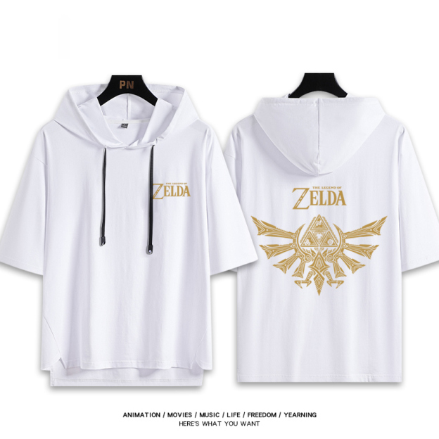 塞爾達傳說 連帽短袖T恤-GOODTOYSTUDIO