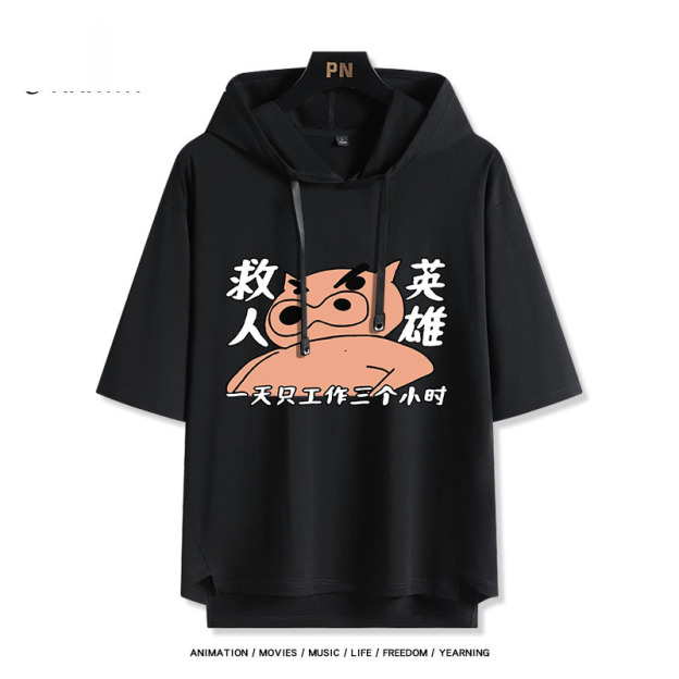 左衛門 連帽短袖T恤-GOODTOYSTUDIO