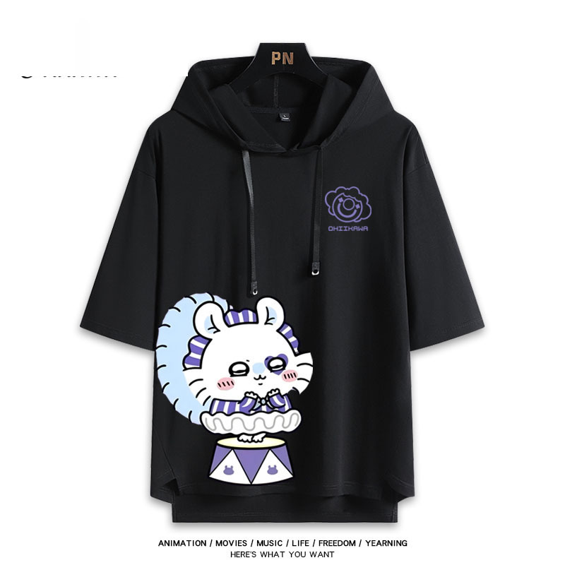 Chiikawa 忘本 連帽短袖T恤