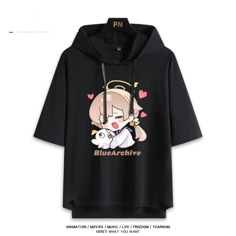 蔚藍檔案 連帽短袖T恤-GOODTOYSTUDIO