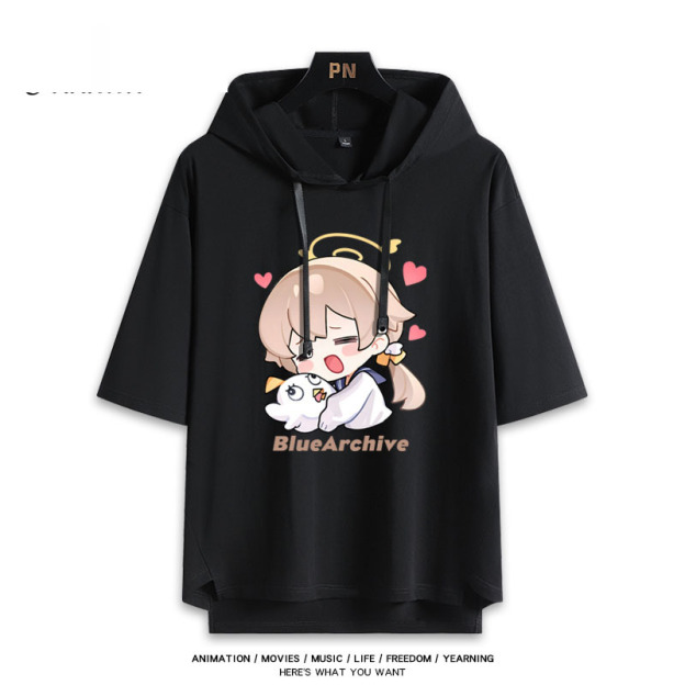 蔚藍檔案 連帽短袖T恤-GOODTOYSTUDIO