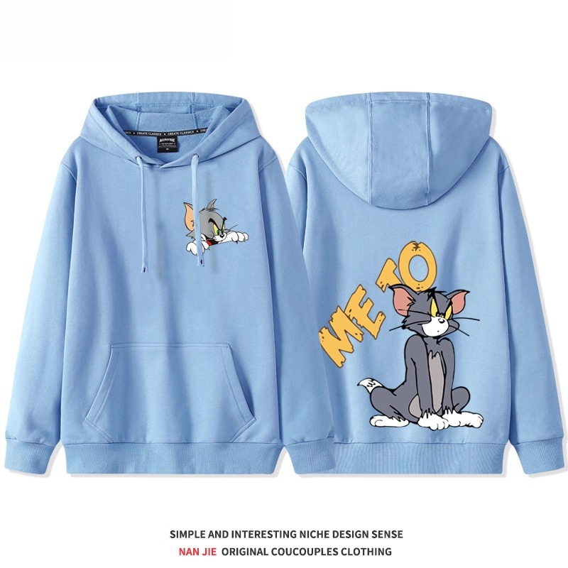 貓和老鼠 聯名衛衣2025秋冬新款 親子情侶裝連帽衛衣