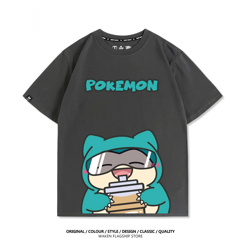 精靈寶可夢 啵啵奶茶 印花T恤-GOODTOYSTUDIO