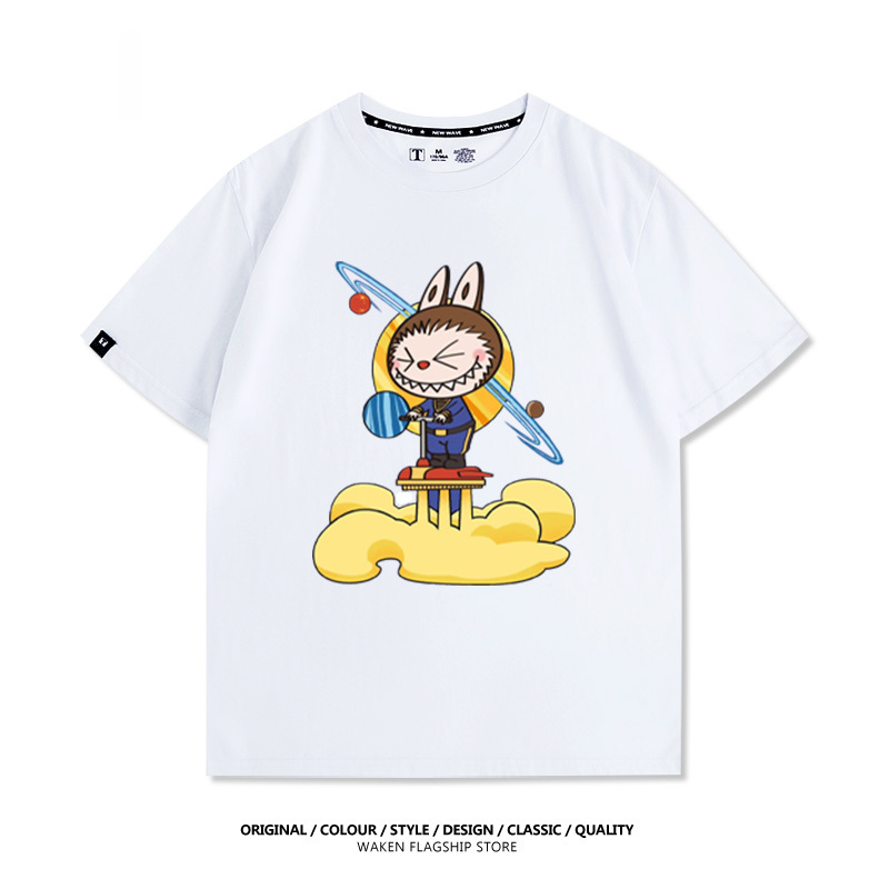 Labubu可愛卡通 印花T恤-GOODTOYSTUDIO