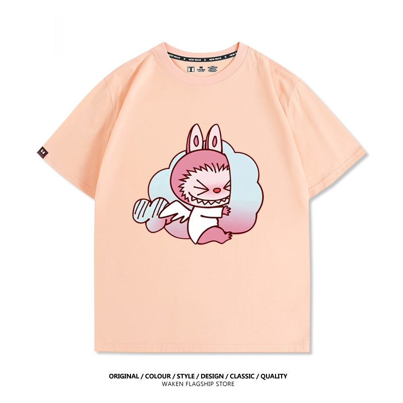 Labubu卡通潮牌 印花T恤-GOODTOYSTUDIO