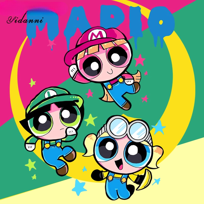 超級瑪麗馬裏奧 連帽短袖T恤-GOODTOYSTUDIO