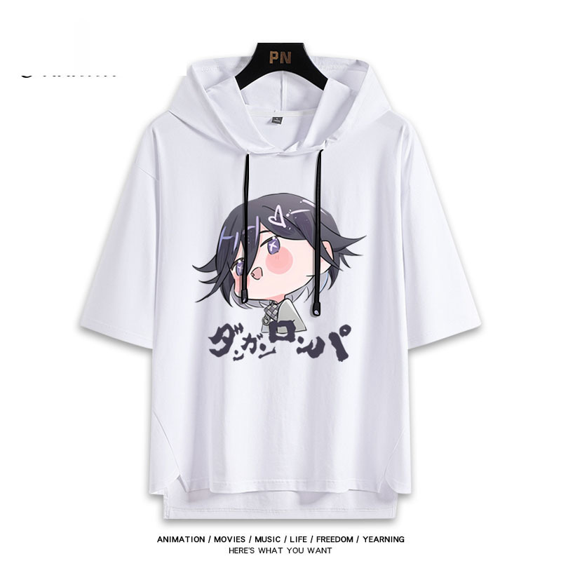 彈丸論破 連帽短袖T恤-GOODTOYSTUDIO