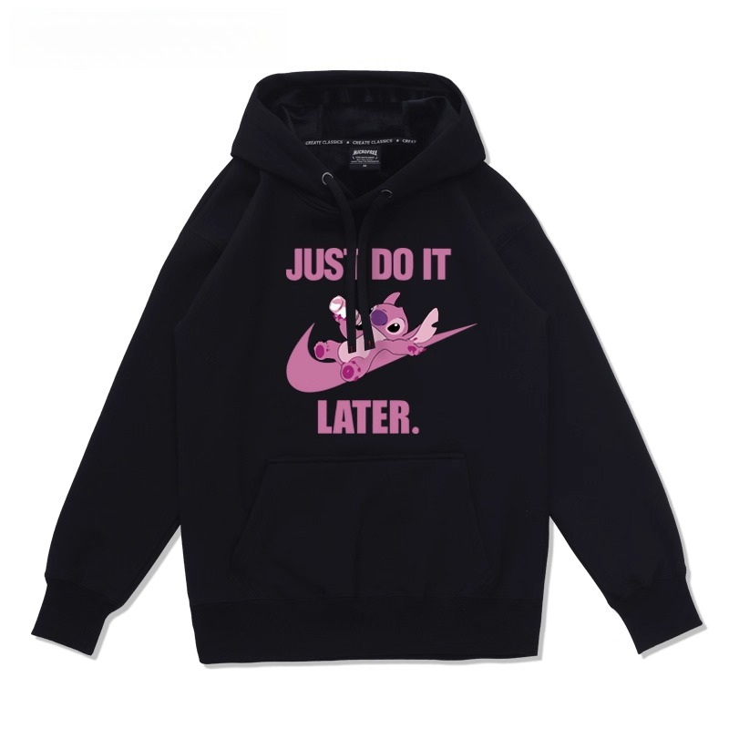 史迪仔卡通 聯名衛衣2025秋冬新款 親子情侶裝連帽衛衣