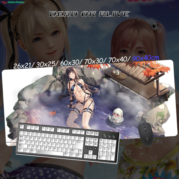 生死格鬥系列 超大鎖邊主題桌墊 布質滑鼠墊