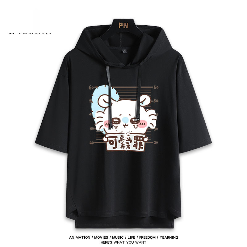 Chiikawa 忘本 連帽短袖T恤