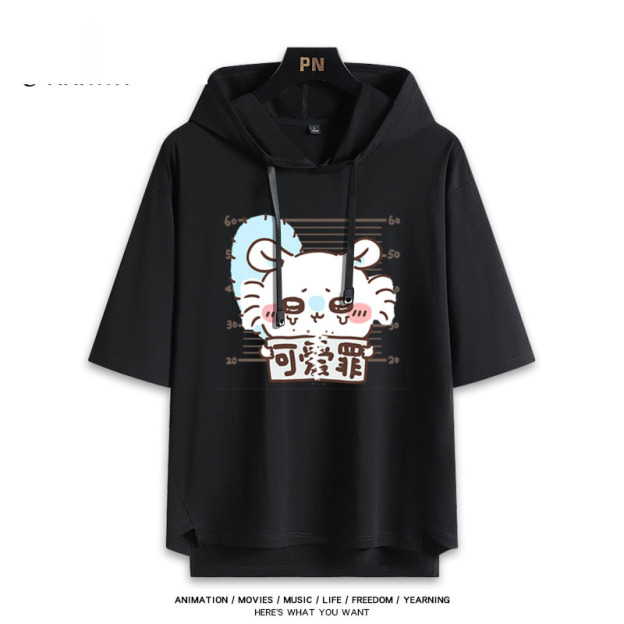 Chiikawa 忘本 連帽短袖T恤