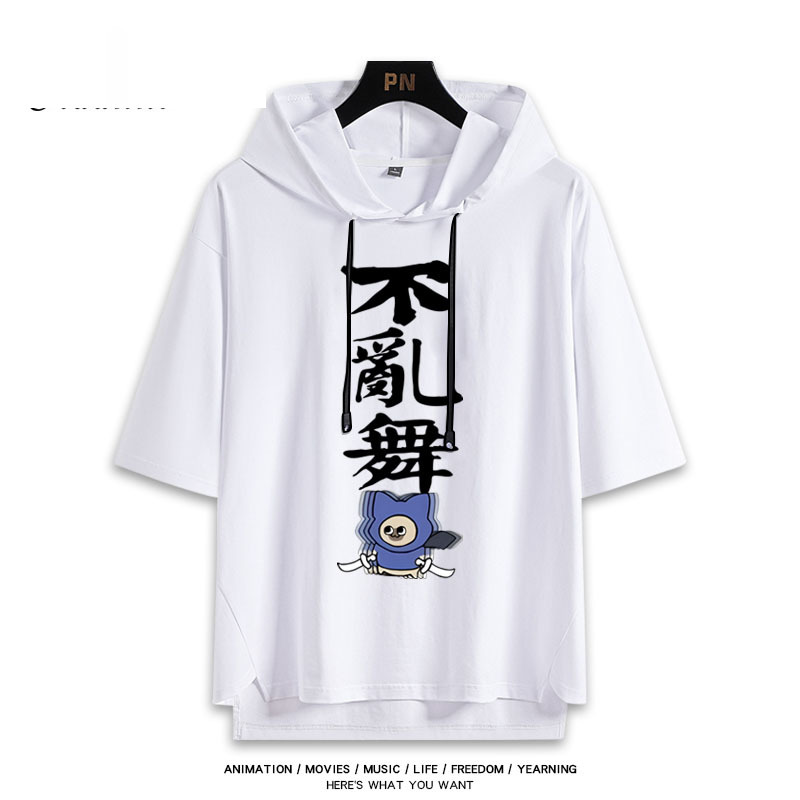 魔物獵人 艾露貓 連帽短袖T恤-GOODTOYSTUDIO