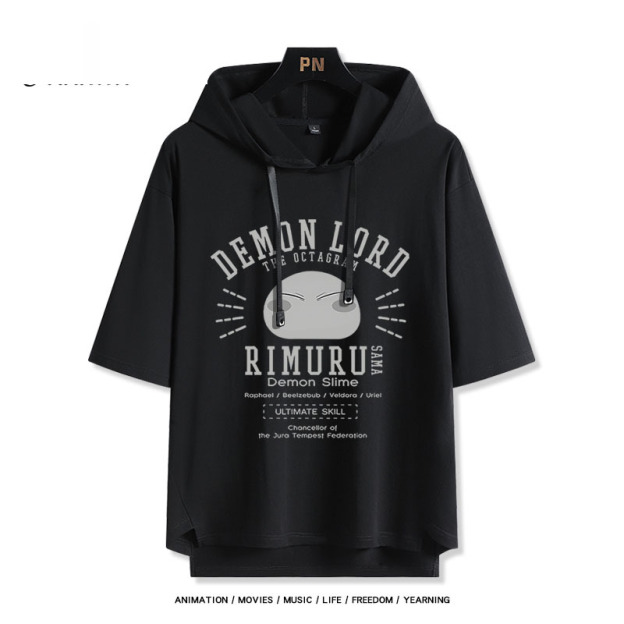 關於我轉生變成史萊姆 連帽短袖T恤-GOODTOYSTUDIO