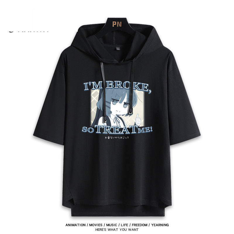 孤獨搖滾 連帽短袖T恤-GOODTOYSTUDIO