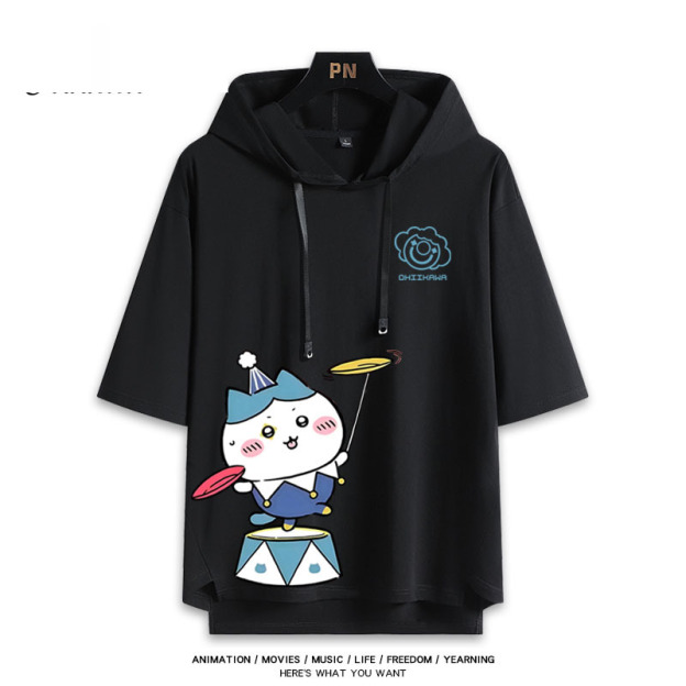 Chiikawa 忘本 連帽短袖T恤