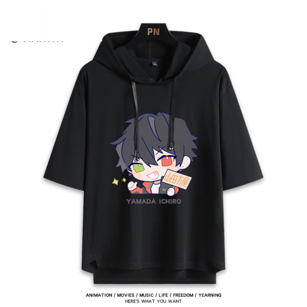 催眠麥克風 連帽短袖T恤-GOODTOYSTUDIO