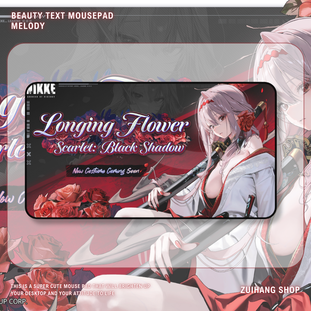 NIKKE紅蓮 勝利女神卡牌桌遊週邊牌墊滑鼠墊