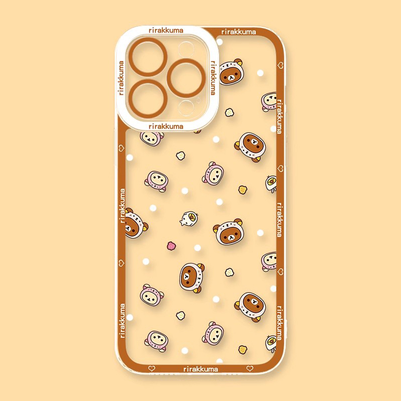 rirakkuma輕鬆熊透明防摔軟殼-GOODTOYSTUDIO