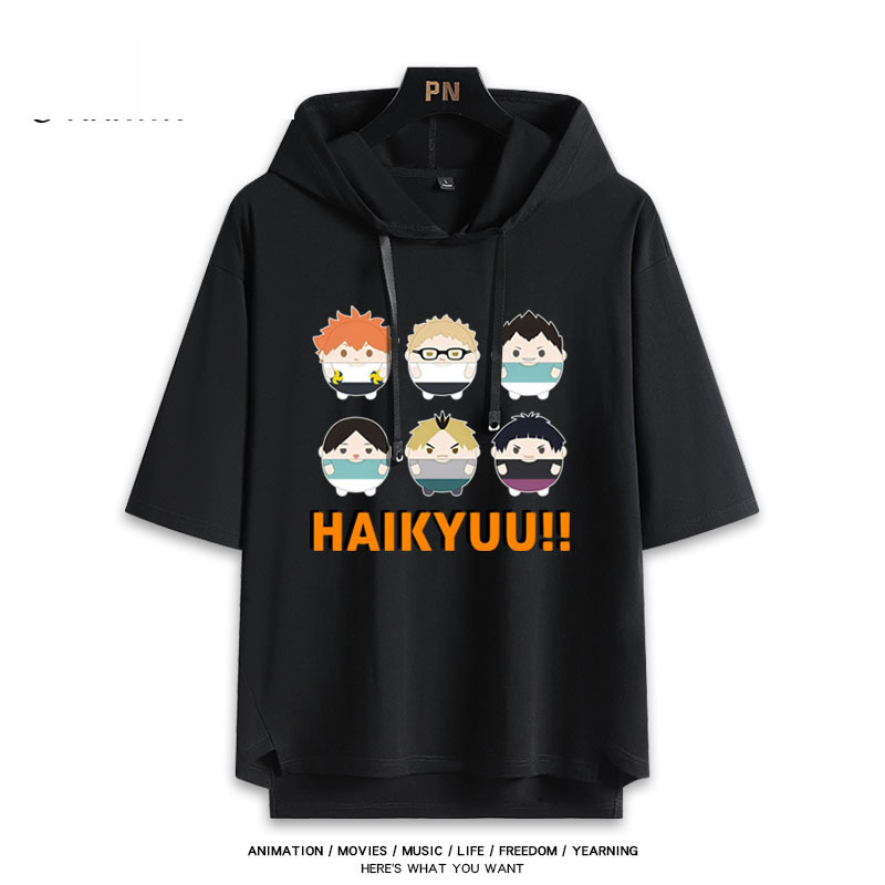 排球少年 連帽短袖T恤-GOODTOYSTUDIO