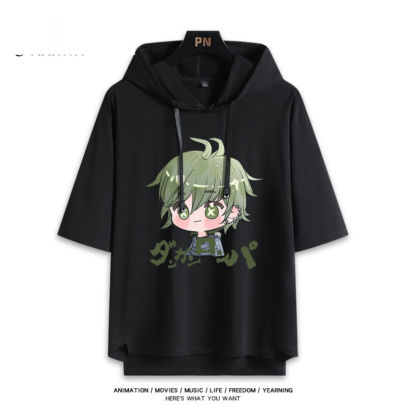 彈丸論破 連帽短袖T恤-GOODTOYSTUDIO