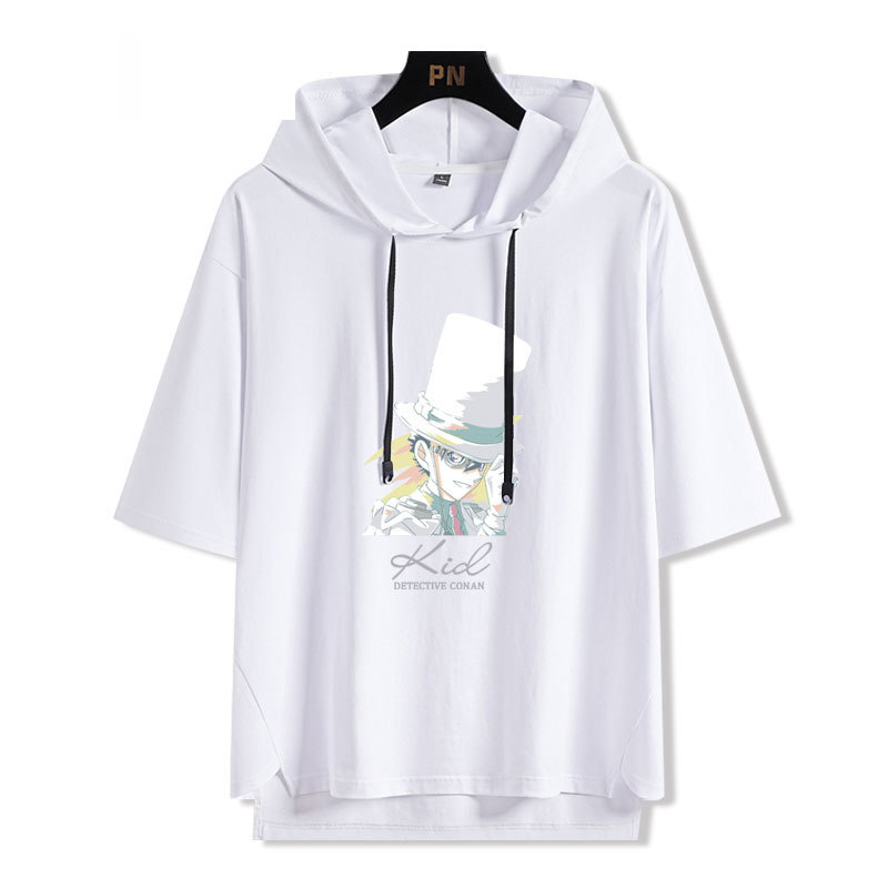 名偵探柯南 連帽短袖T恤-GOODTOYSTUDIO